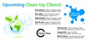 Upcoming Clean-Up Clinics 2016