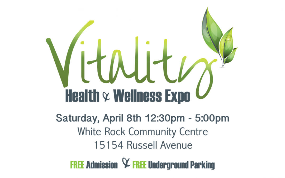 Join us at the Vitality Health & Wellness Expo on Saturday April 8, 2017