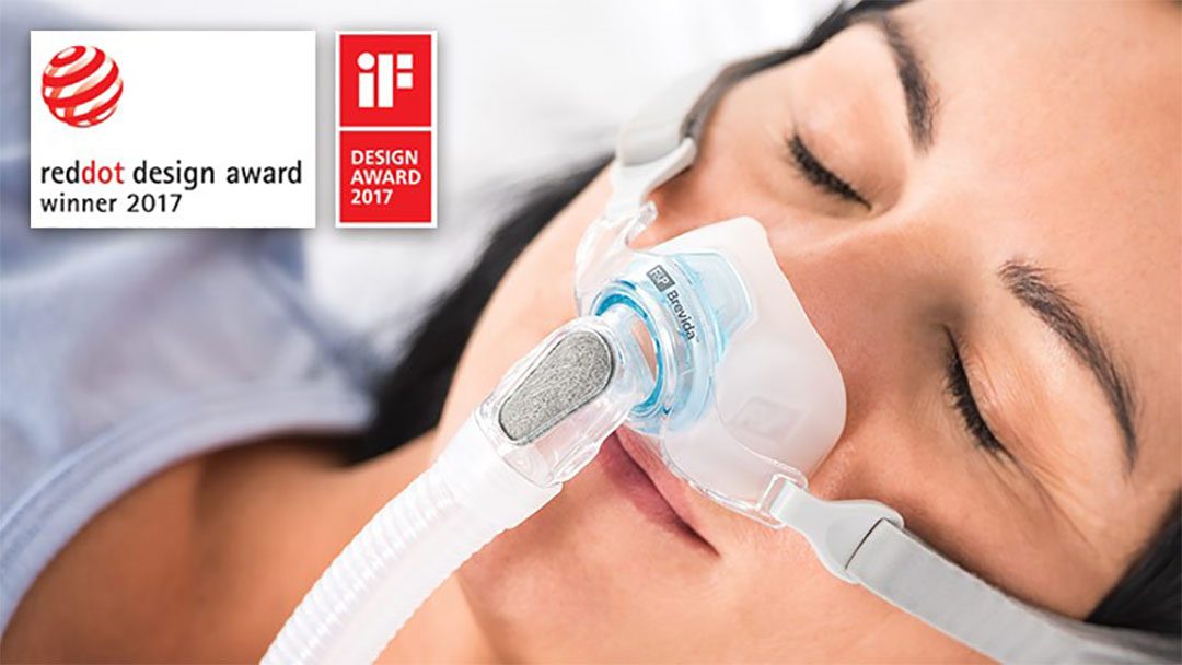 F&P Brevida™ Mask Takes Out Internationally Recognized iF Design and Red Dot Design Awards
